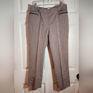 Sport Haley Multicolored Checkered Straight Leg Dress Pants Size 12